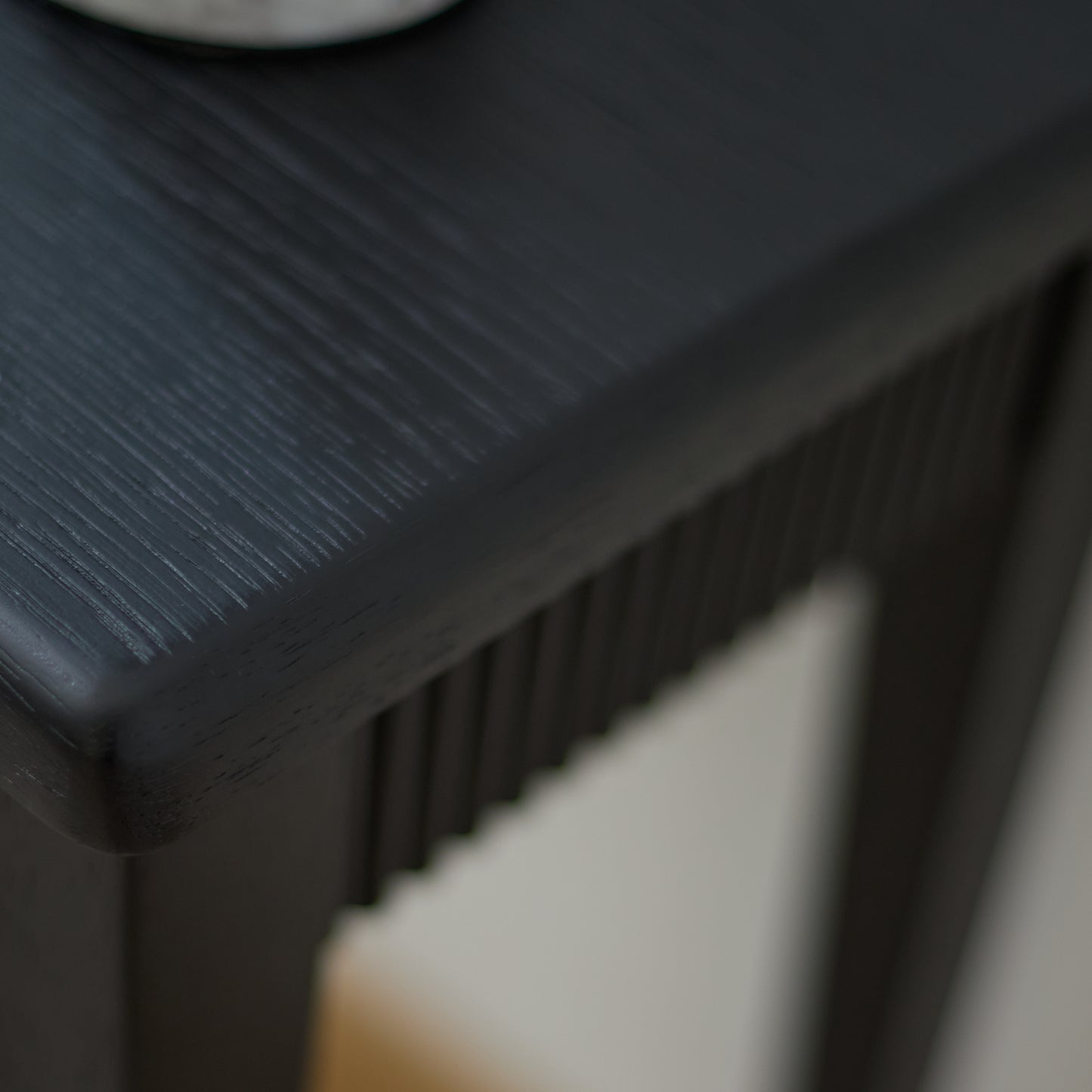 Raleigh Black Oak Console Table - Laura James