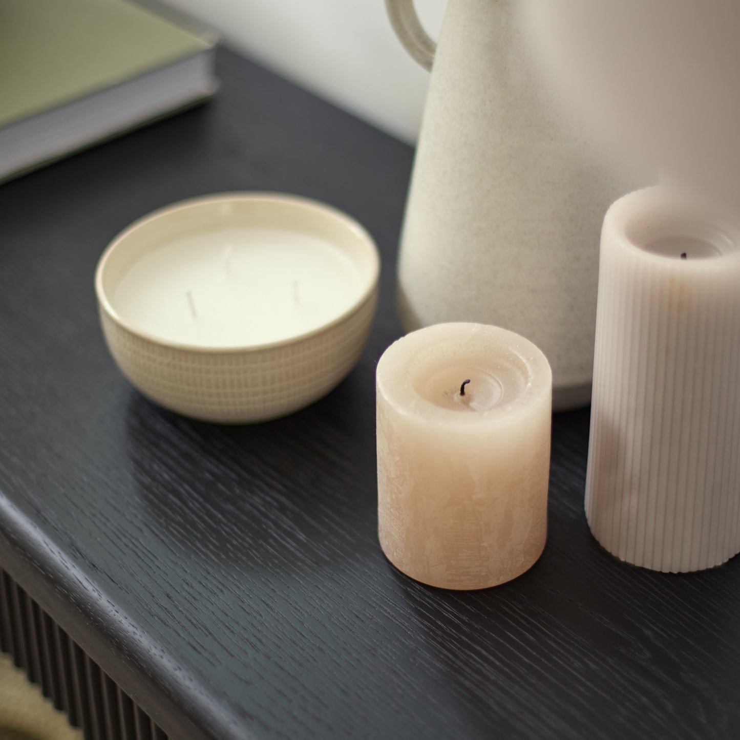 Raleigh Black Oak Console Table - Laura James