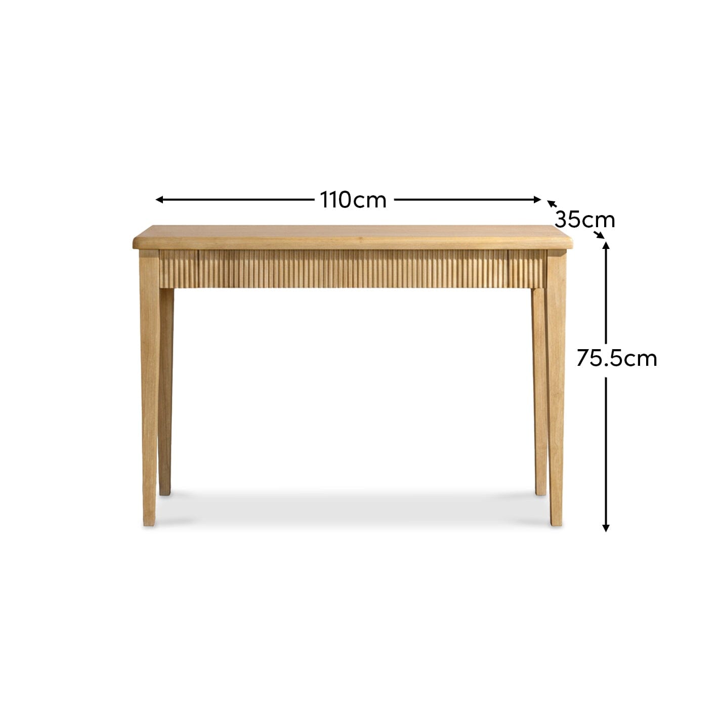 Raleigh Whitewash Console Table - Laura James 
