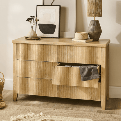 Raleigh 6 Drawer Chest of Drawers - Whitewash