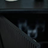 Raleigh 3 Door Large Sideboard - Black Oak - Laura James
