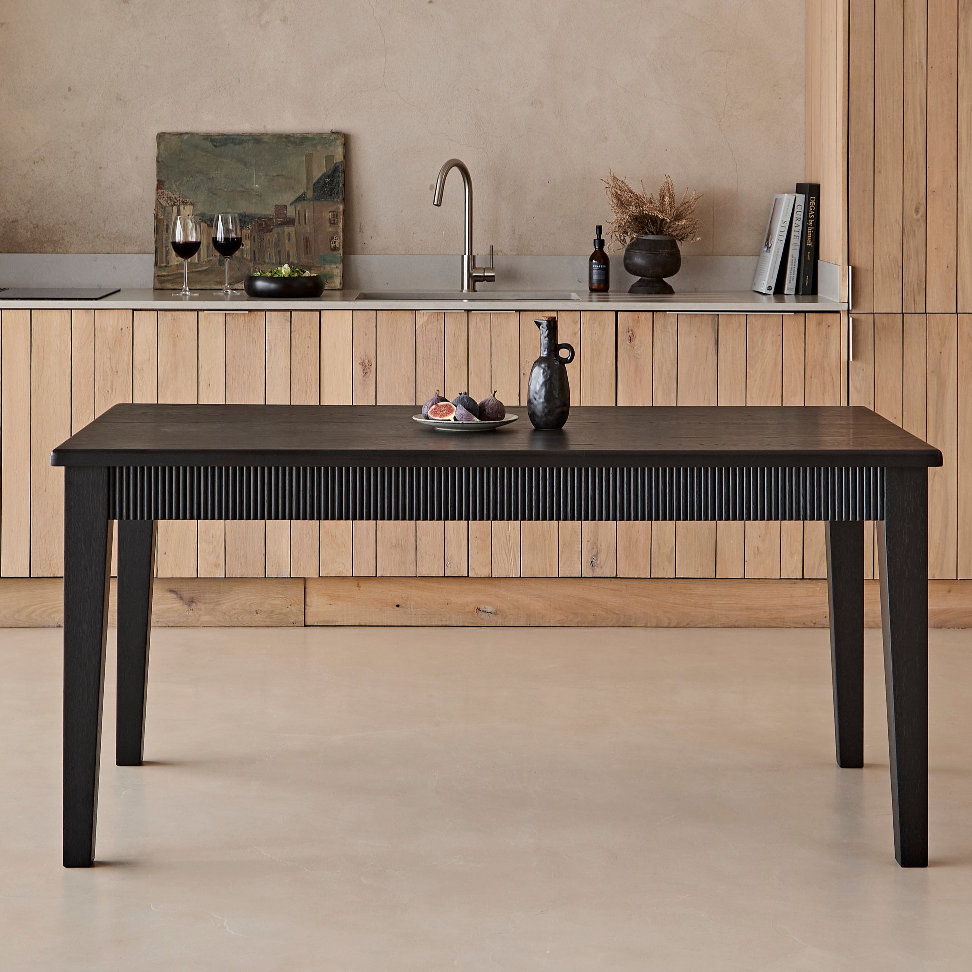 Raleigh Black Rectangular Dining Table - Laura James 