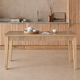 Raleigh Whitewash Oak Rectangular Dining Table - Laura James 