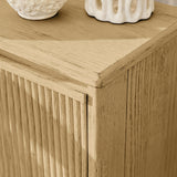 Raleigh 2 Door Shoe Cabinet - Whitewash- Laura James 