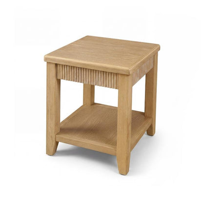 Raleigh 45cm Side Table - Whitewash - Laura James 