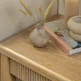Raleigh 45cm Side Table - Whitewash - Laura James 