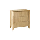 Raleigh 3 Drawer Chest of Drawers - Whitewash - Laura James 