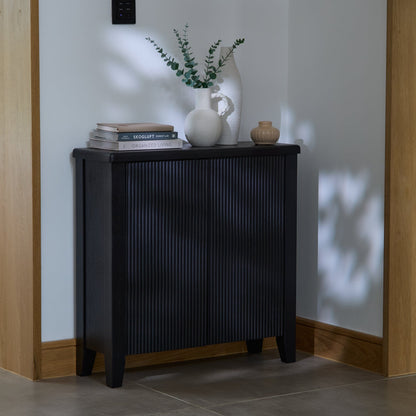 Raleigh 2 Door Small Sideboard - Black Oak - Laura James
