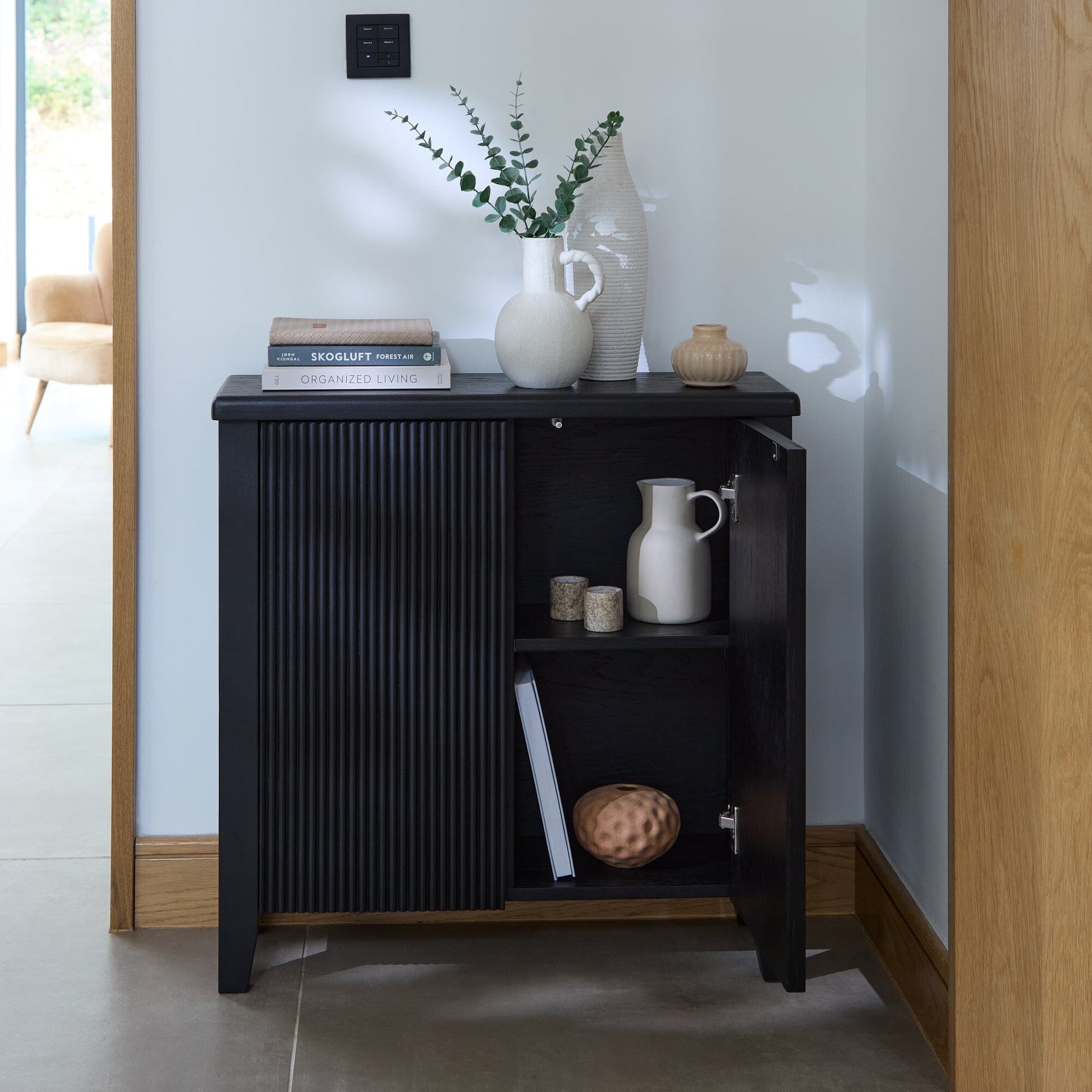 Black Sideboard From The Tree Furniture Solid Wood Sideboard Server Buffet  Cabinet With Doors And Drawer (Black) - Buffets \u0026 Sideboards Large Sideboard, image size:1946x1946