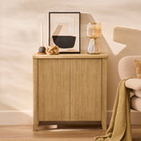 Raleigh 2 Door Small Sideboard - Whitewash - Laura James 