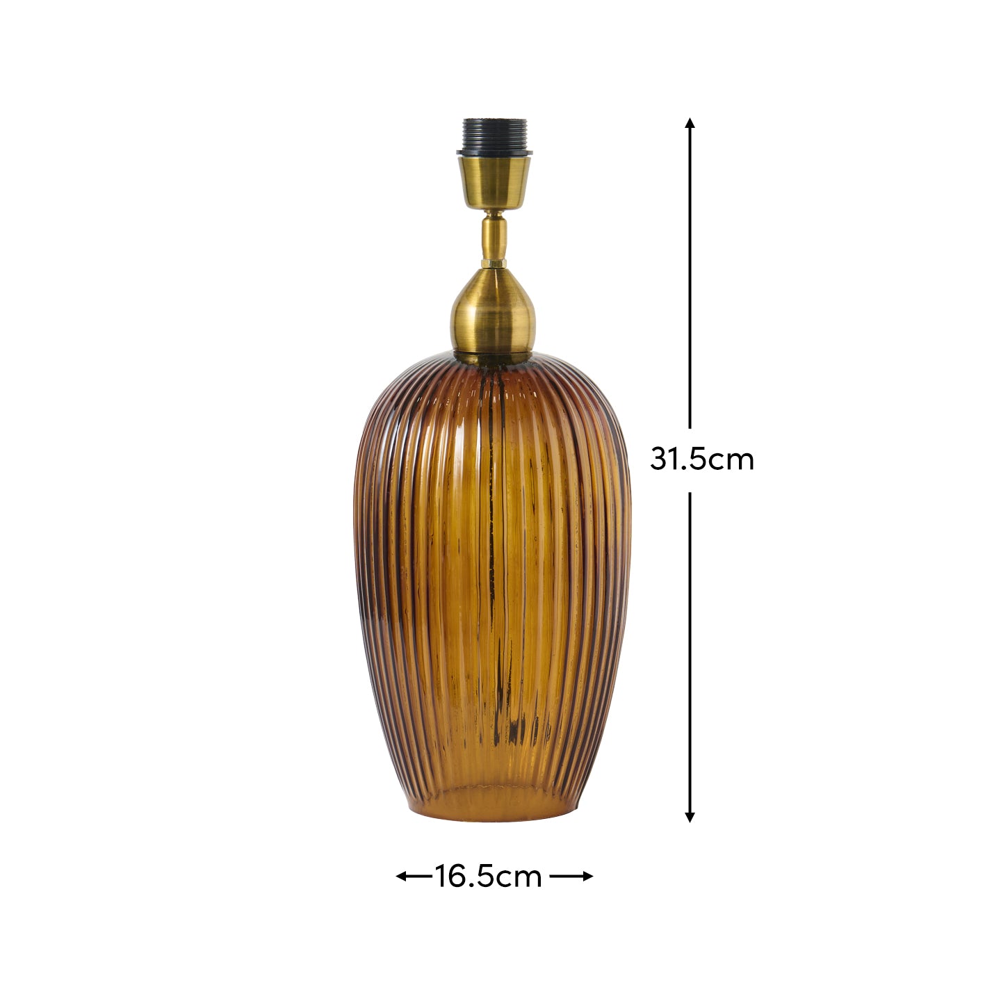 Ramsdell_31cm_Glass_Table_Lamp_Base_Dark_Amber-2 - Laura James