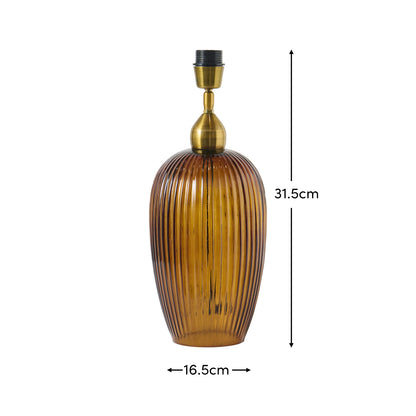 Ramsdell_31cm_Glass_Table_Lamp_Base_Dark_Amber-2 - Laura James