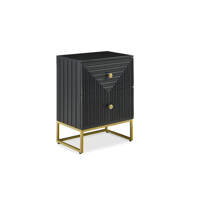 Rayna_45cm_2_Drawer_Bedside_Table_Jet_Black-2 - Laura James