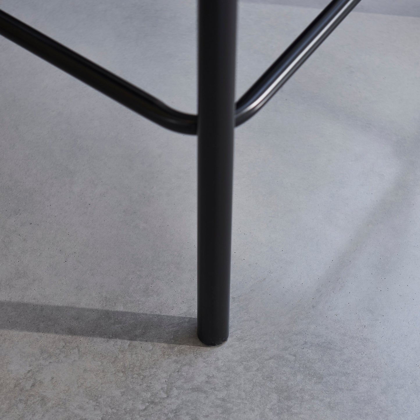 Reagan Almond Brown Bar Stool - Metal Legs - Laura James