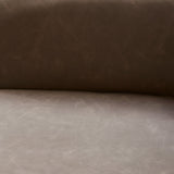 Reagan Almond Brown Bar Stool - Metal Legs - Laura James