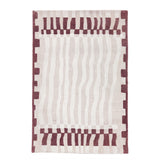 Redburn 120x170cm Wool/Cotton Rug - Burgundy Red & Natural - Laura James 