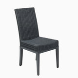 Reid Slate Grey Dining Chair - Set of 2 - Mindi Wood Legs - Laura James 