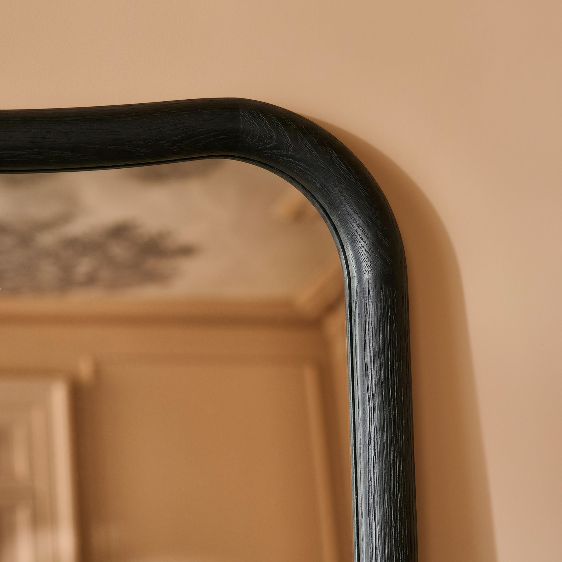 Rendall 180x90cm Wooden Mirror - Black Paulownia - Laura James