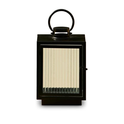 Revesby 30cm Lantern - Black Metal - Laura James 