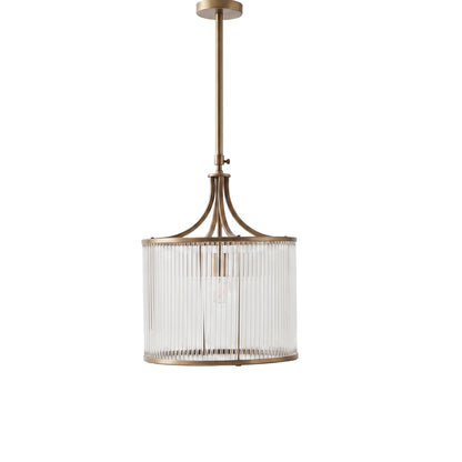 Richmond 40cm Glass Chandelier - Patina Gold - Laura James 