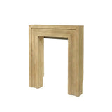 Riley 100cm Fireplace Surround - Chalked Mango Wood - Laura James 