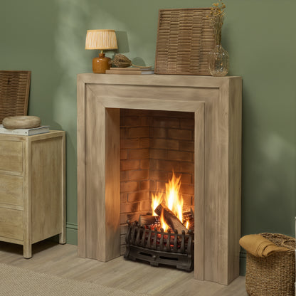Riley 100cm  Fireplace Surround - Almond Brown - Laura James 