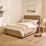 Robyn King Ottoman Bed - Driftwood - Laura James 