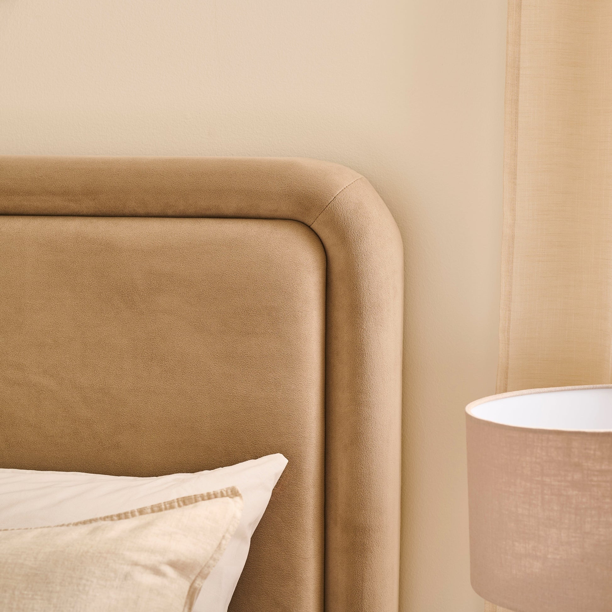 Robyn King Ottoman Bed - Driftwood - Laura James 