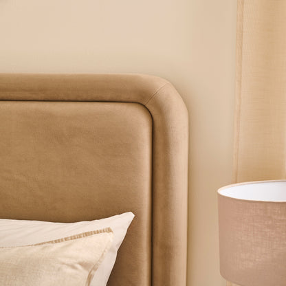 Robyn King Ottoman Bed - Driftwood - Laura James 