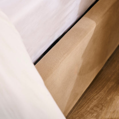 Robyn King Ottoman Bed - Driftwood - Laura James 