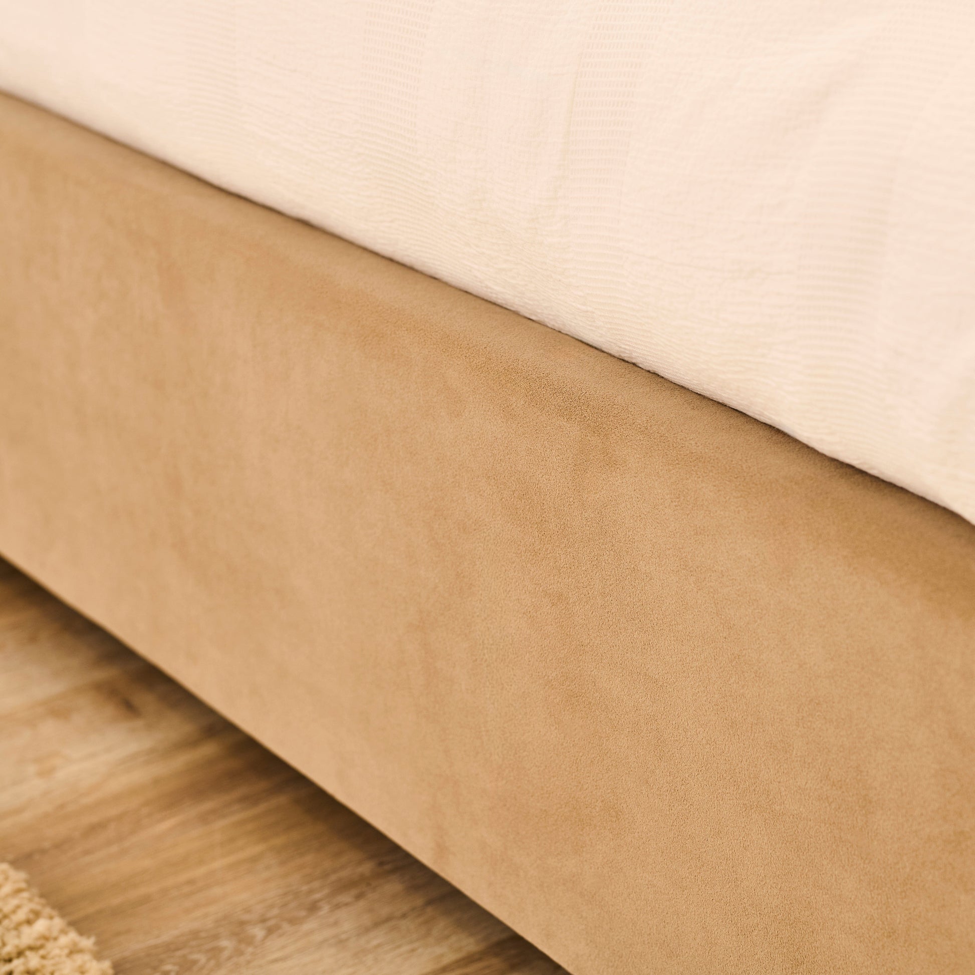 Robyn King Ottoman Bed - Driftwood - Laura James 