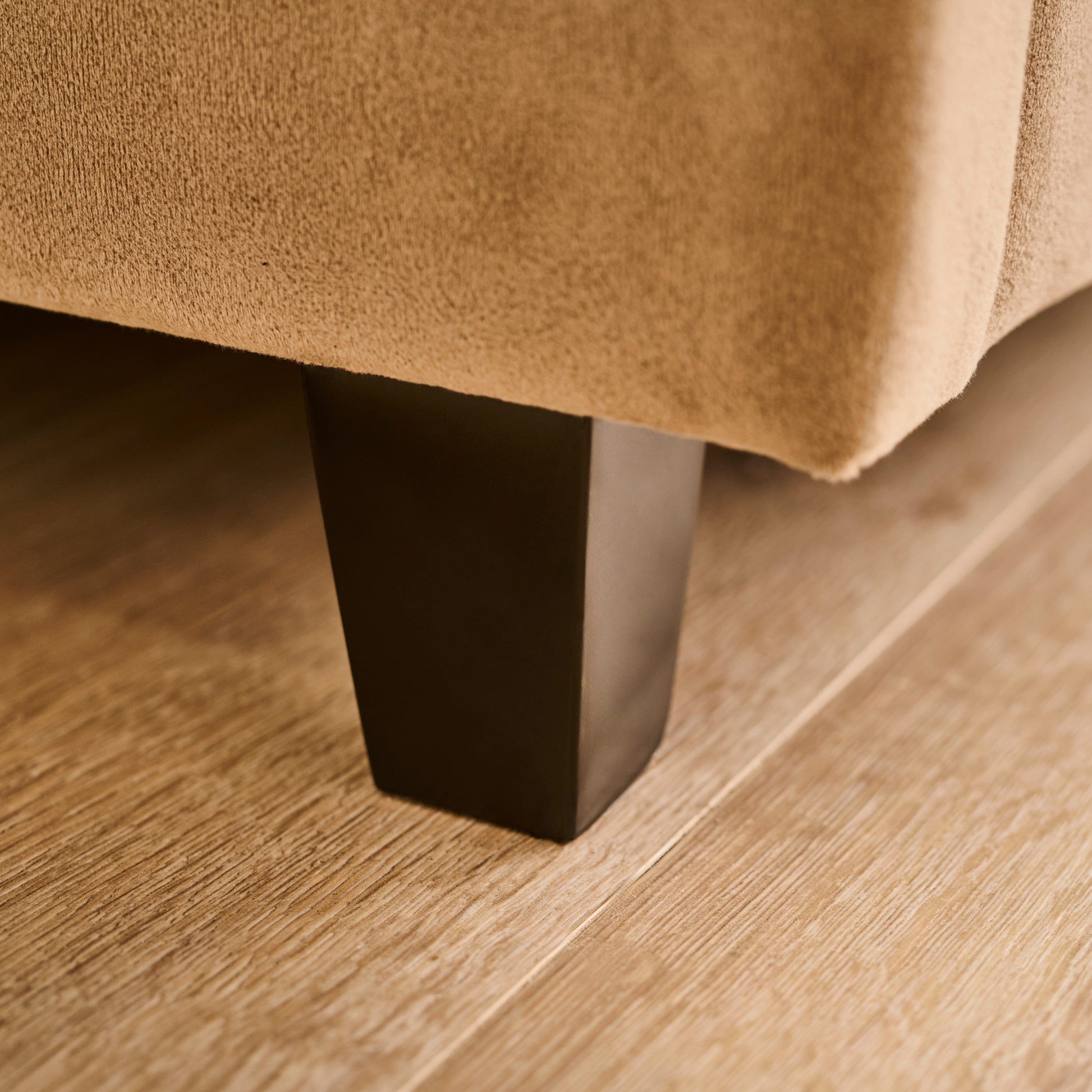 Robyn King Ottoman Bed - Driftwood - Laura James 