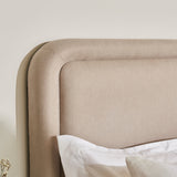 Robyn Double Ottoman Bed - Soft Beige - Laura James 