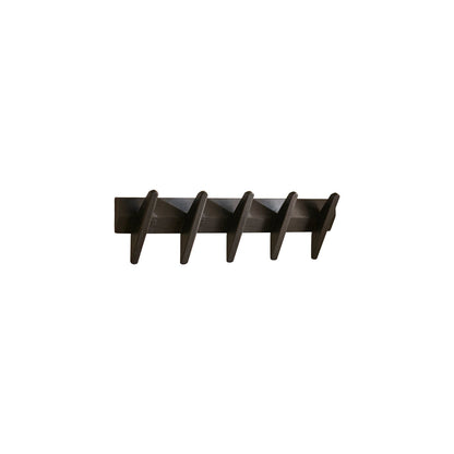 Roe Small Black Oak Coat Rack - Laura James