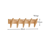 Roe Small Whitewash Oak Coat Rack- Laura James 