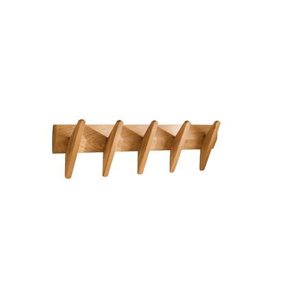 Roe Small Pale Oak Coat Rack - Laura James 