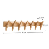 Roe Large Whitewash Oak Coat Rack - Laura James