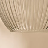 Rosehill 31cm Glass Pendant Light - Clear & Gold - Laura James