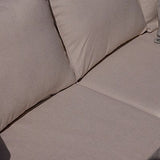 Rowan Middle Section Garden Cushion Covers - Grey - Laura James 
