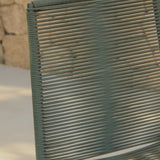 Ryder Khaki Green Rope Garden Chairs - Set of 2 - Laura James