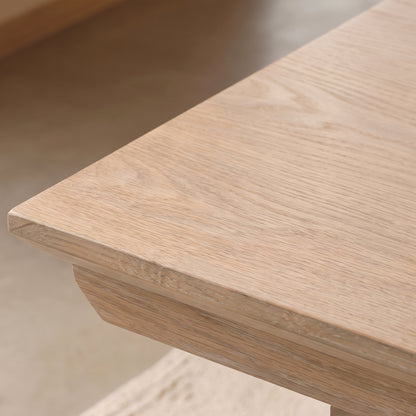 Sabina 160-240cm Whitewash Oak Extending Dining Table - Laura James 