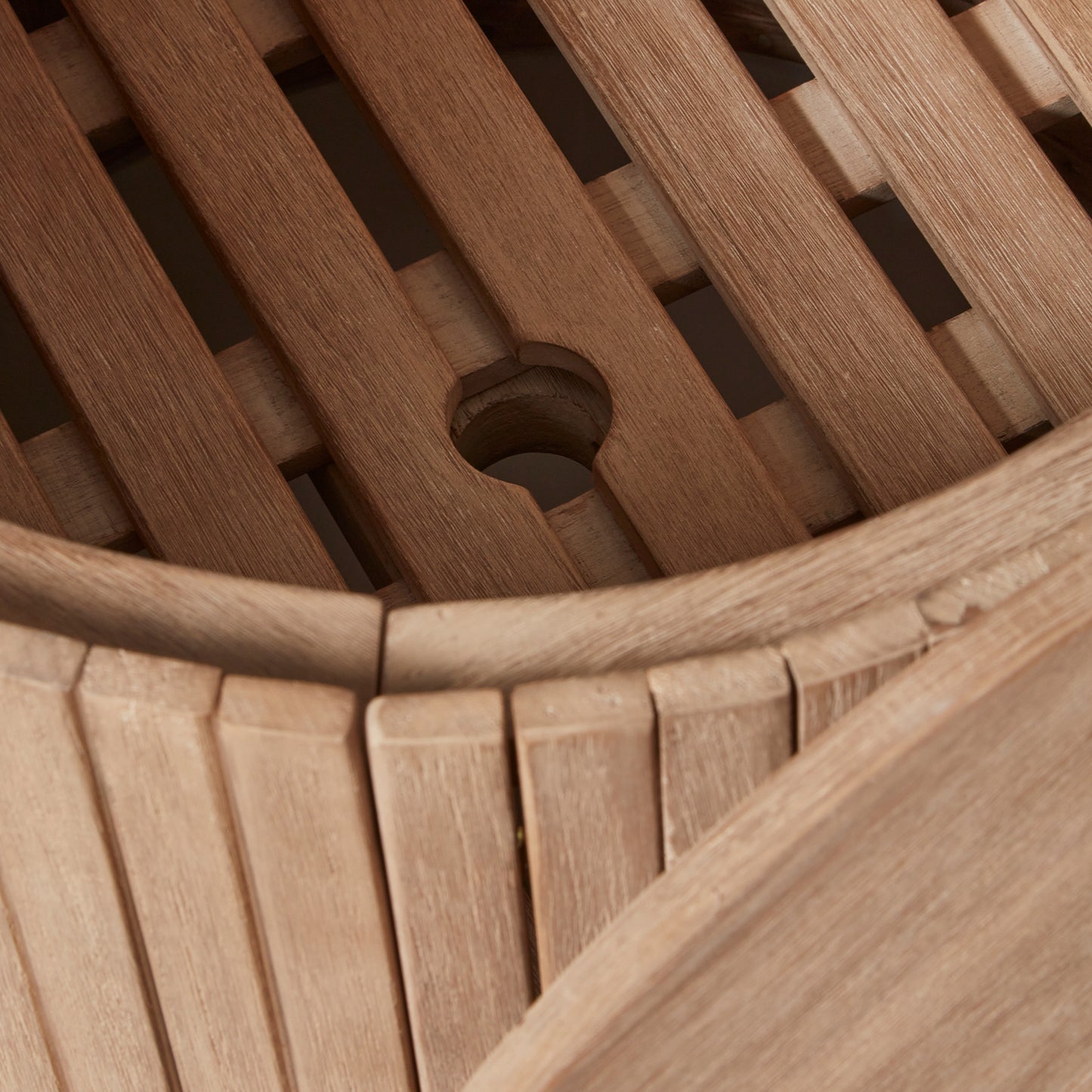 Akira Chunky Wood Table/Parasol Base