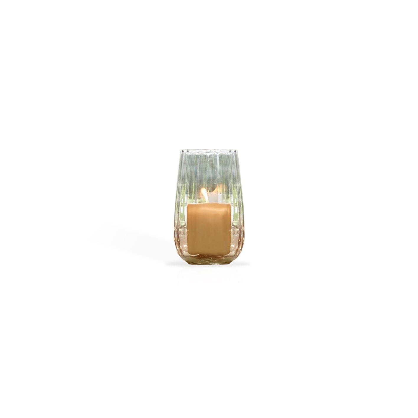 Dalen Frosted Glass Tea Light Holder with Candle Holders - Laura James