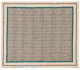 Somersby 125x145cm Fern Green Bed Spread - Laura James


