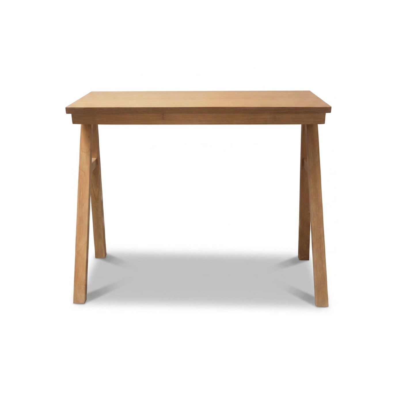 Sabina 100cm Rectangular Desk - Whitewash Oak - Laura James 