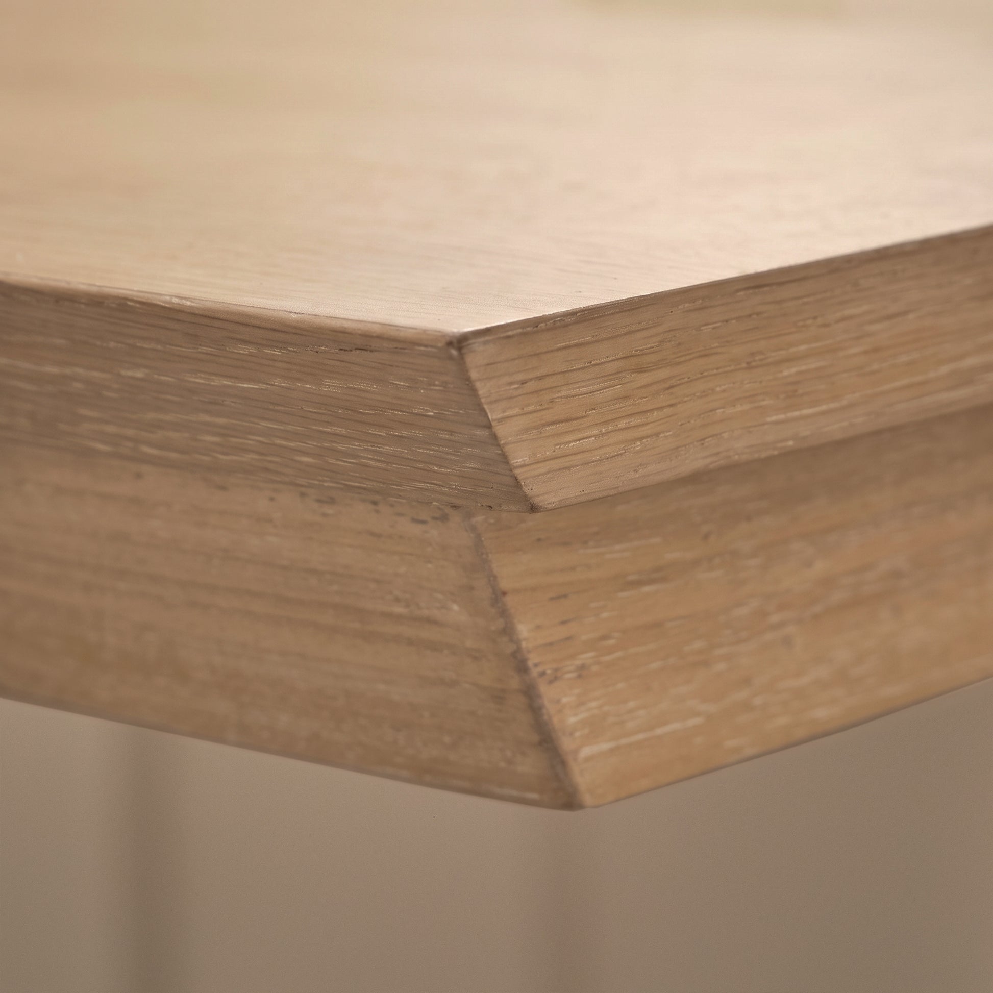 Sabina 100cm Rectangular Desk - Pale Oak - Laura James 