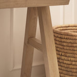 Sabina 100cm Rectangular Desk - Pale Oak - Laura James 