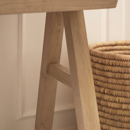 Sabina 100cm Rectangular Desk - Pale Oak - Laura James 