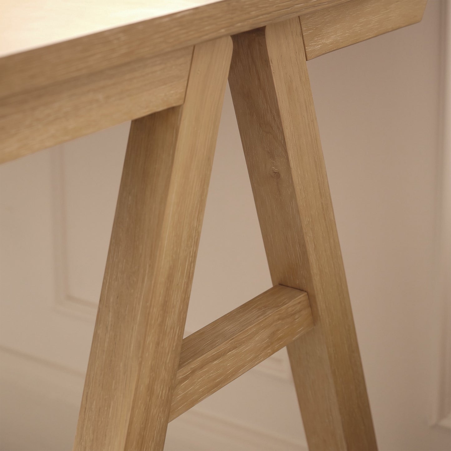 Sabina 100cm Rectangular Desk - Pale Oak - Laura James 