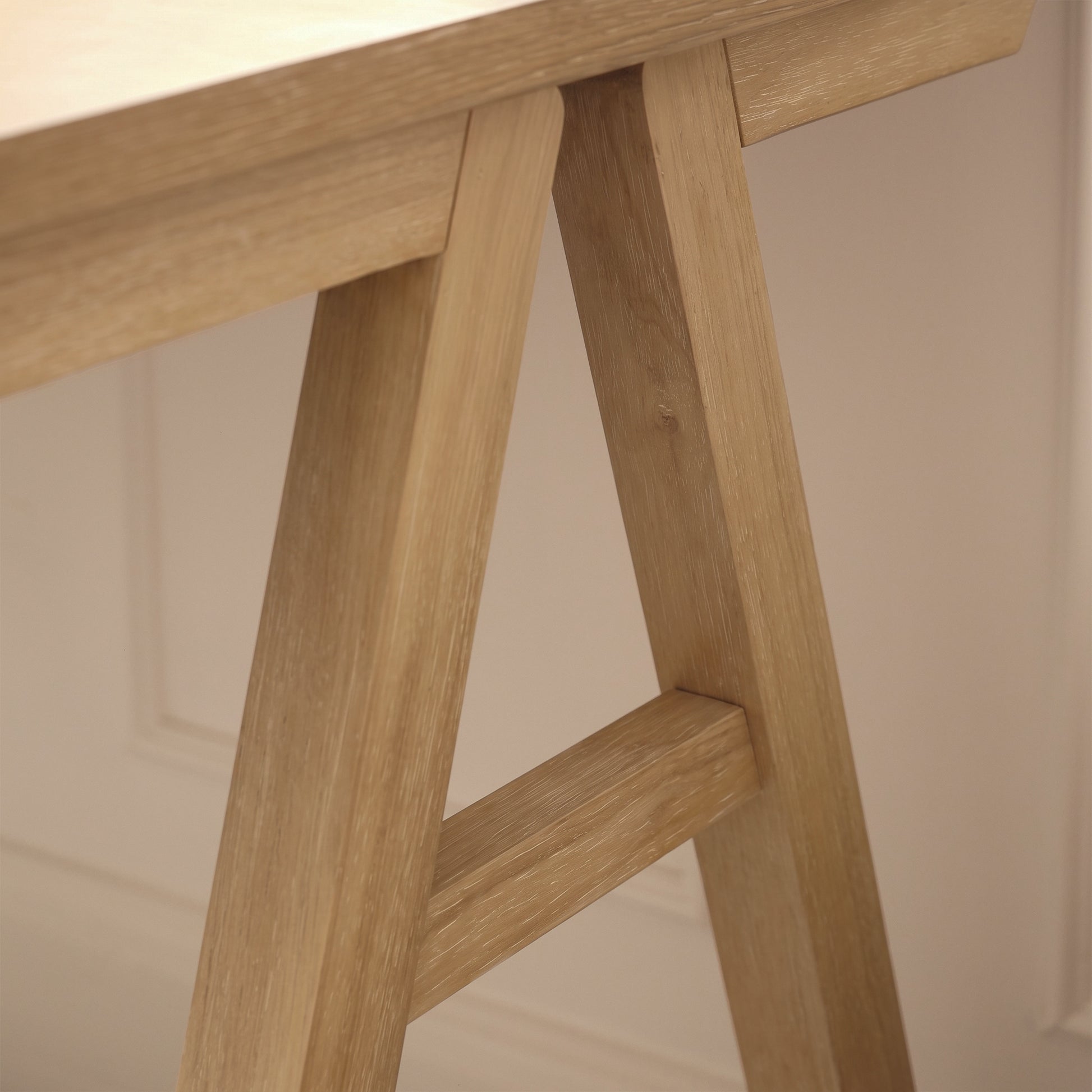 Sabina 100cm Rectangular Desk - Pale Oak - Laura James 